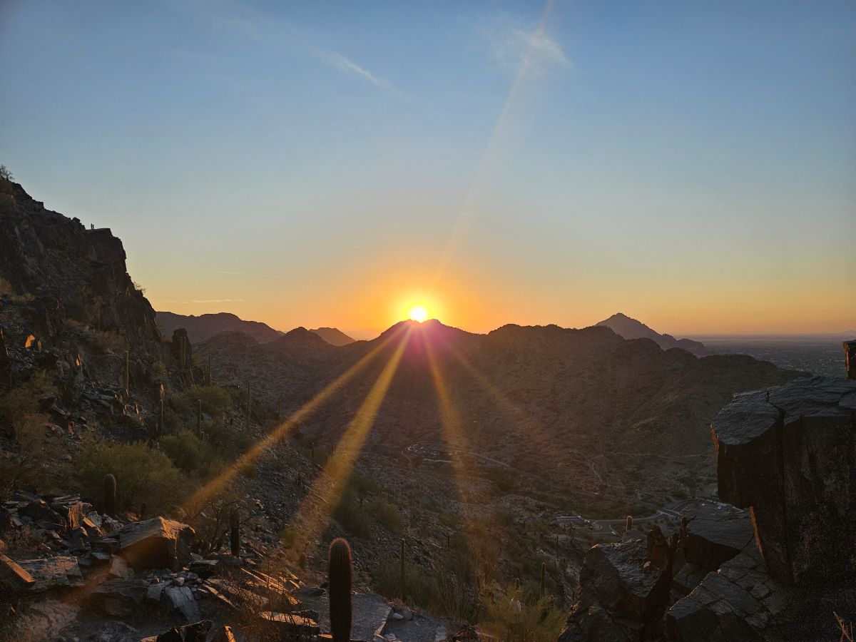 Sunset over Phoenix